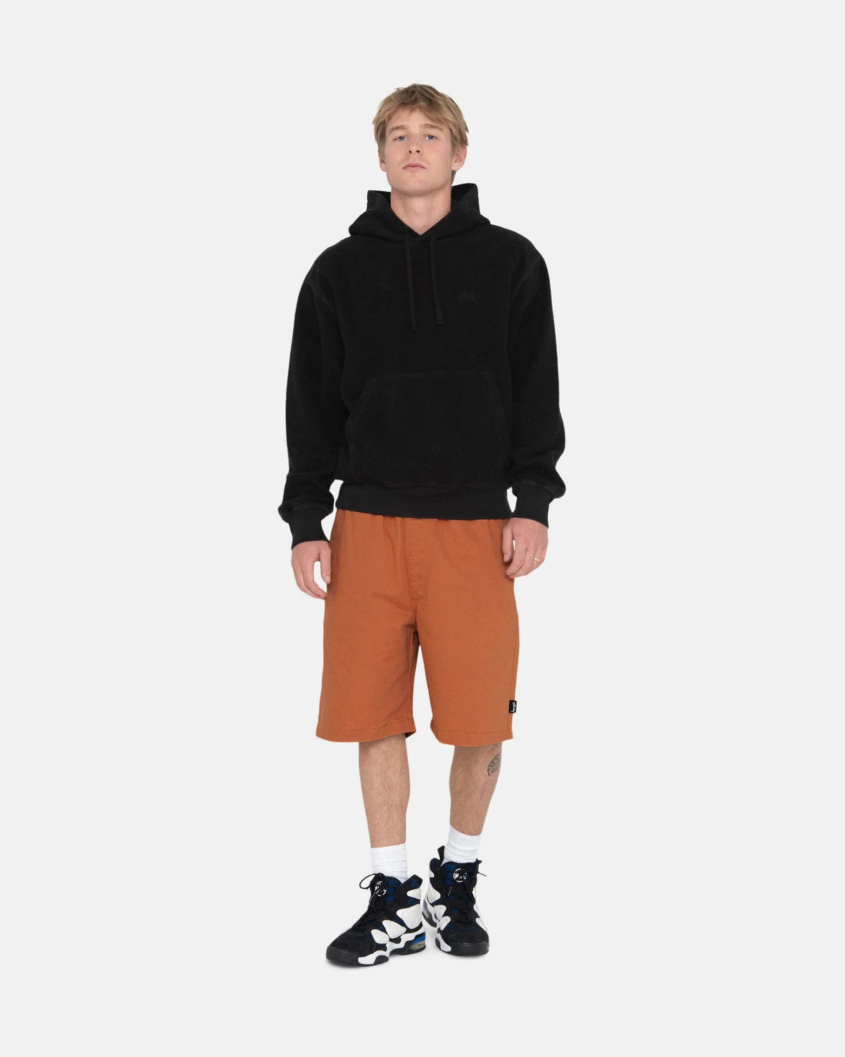 BRUSHED BEACH SHORT / STUSSY / RUST
