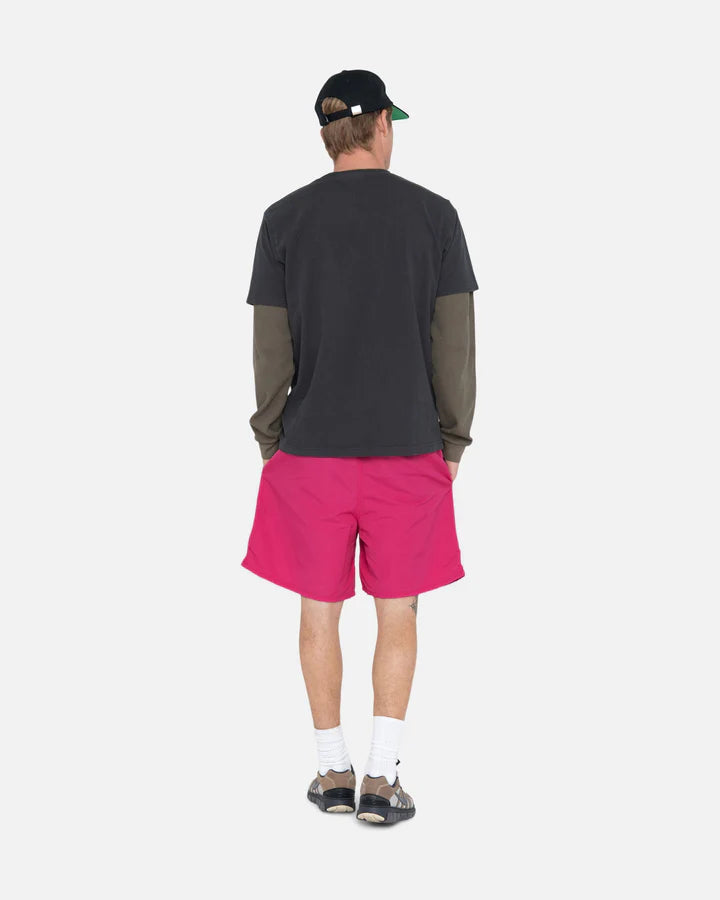 Stüssy: Curly S Water Short (Black) | DSMNY E-SHOP