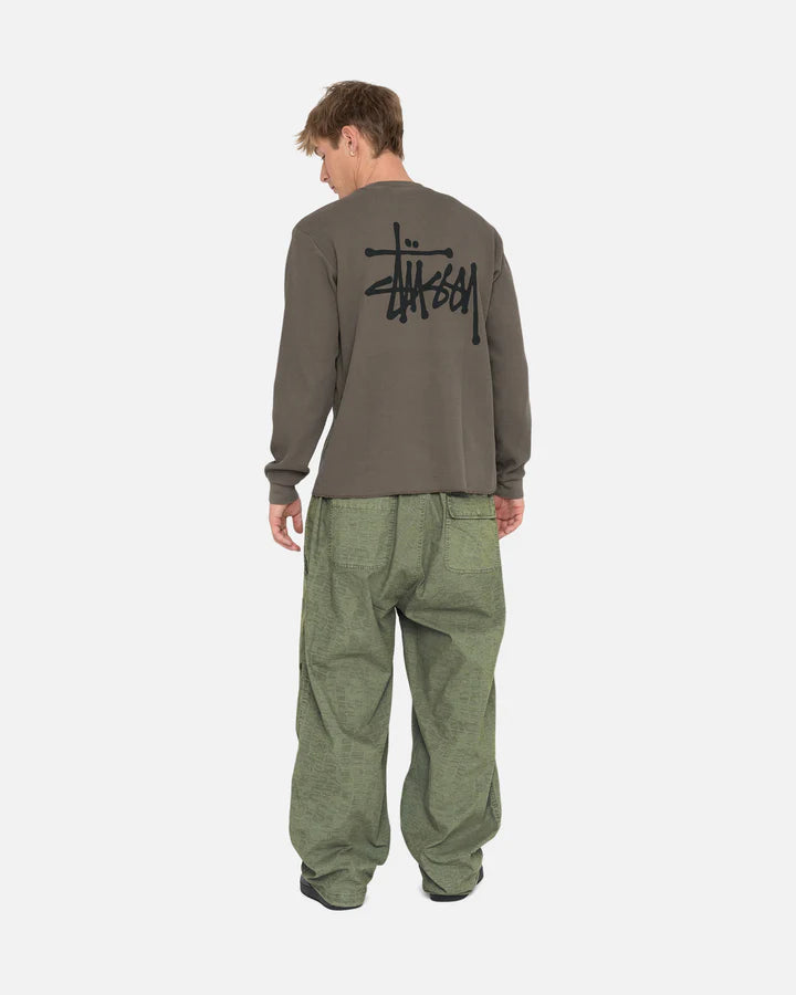 O&#39;DYED LS THERMAL / STUSSY / BROWN