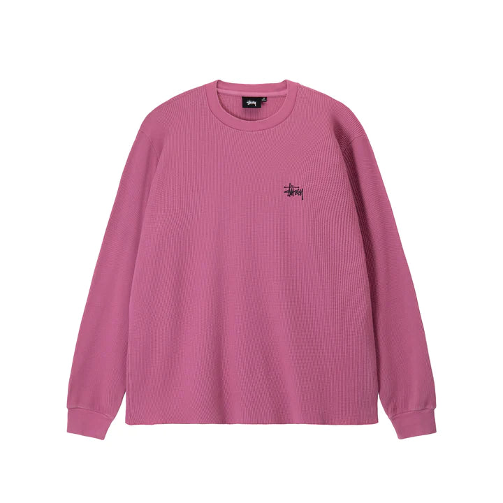 ステューシーOdyed Ls Thermal ローズ 847057701bb86f15fb633794f682b4
