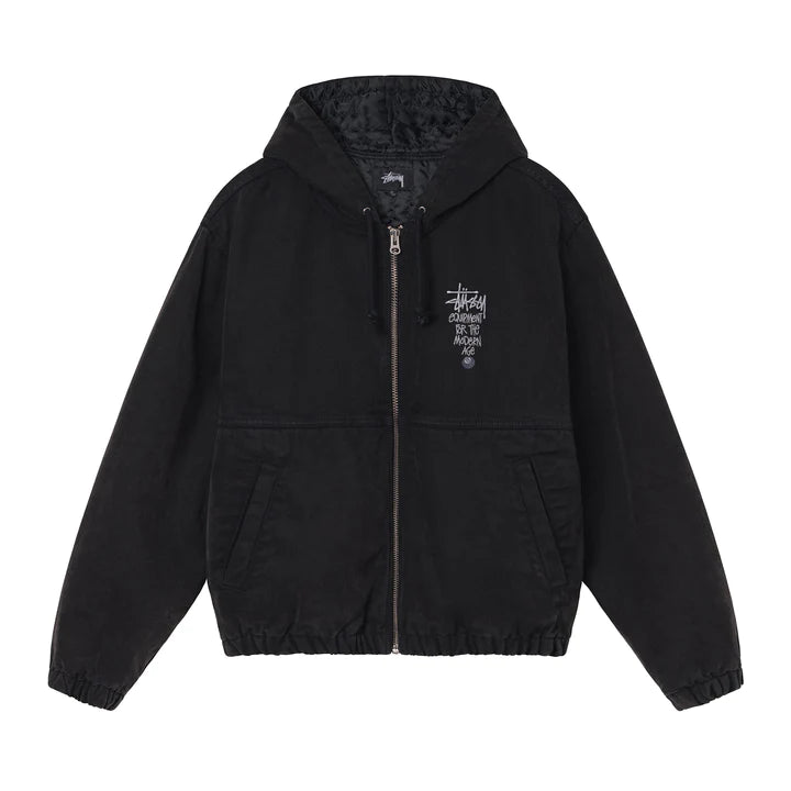CANVAS INSULATED WORK JACKET / STUSSY