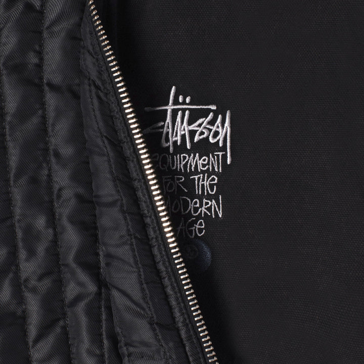 CANVAS INSULATED WORK JACKET / STUSSY