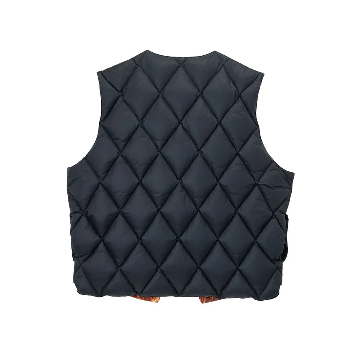 REVERSIBLE QUILTED VEST / STUSSY / COWHIDE - Spoon Clothes