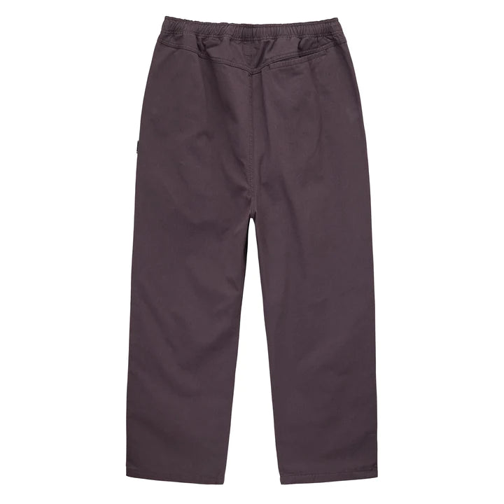 BRUSHED BEACH PANT / STUSSY / WINE