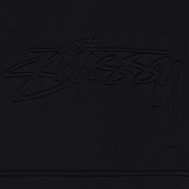 RELAXED OVERSIZED HOODIE / STUSSY / BLACK