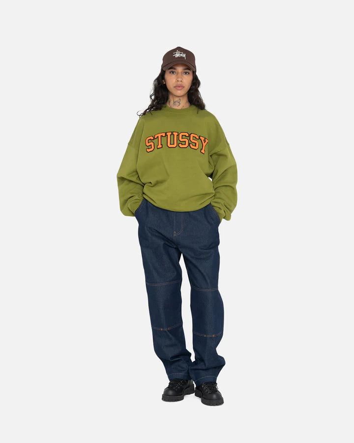 RELAXED OVERSIZED CREW / STUSSY / GREEN - Spoon Clothes