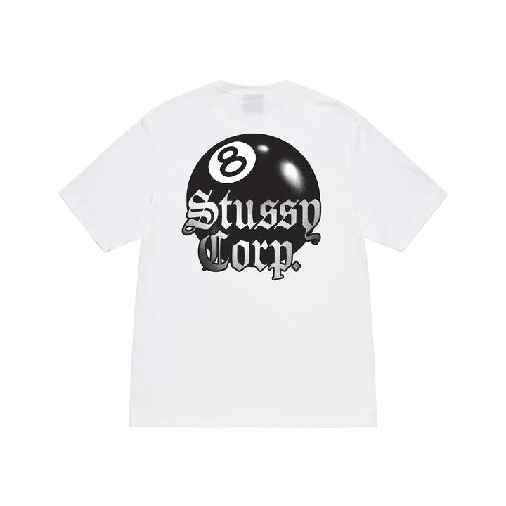 8 BALL CORP. TEE / STUSSY / WHITE