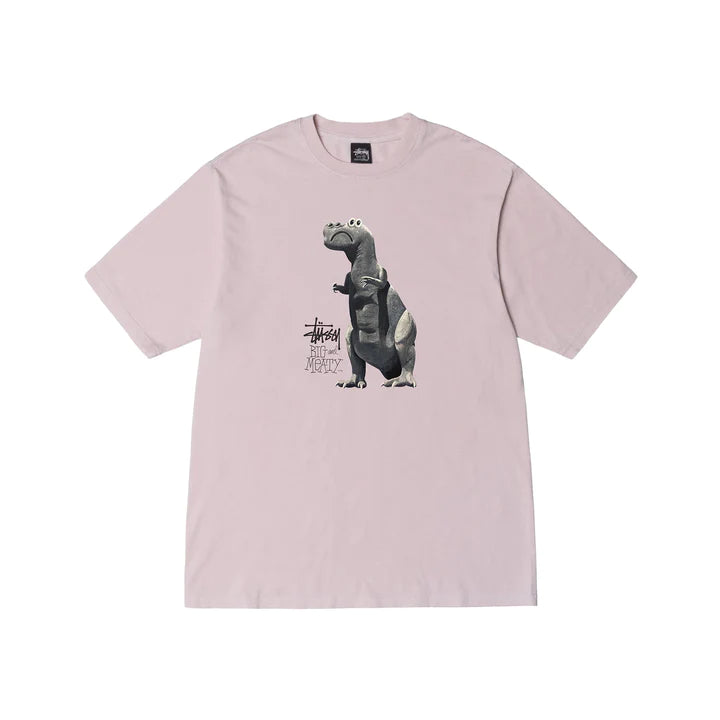 BIG & MEATY PIGMENT DYED TEE / STUSSY / BLUSH