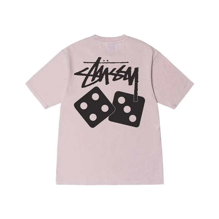 DICE PIGMENT DYED TEE / STUSSY / BLUSH