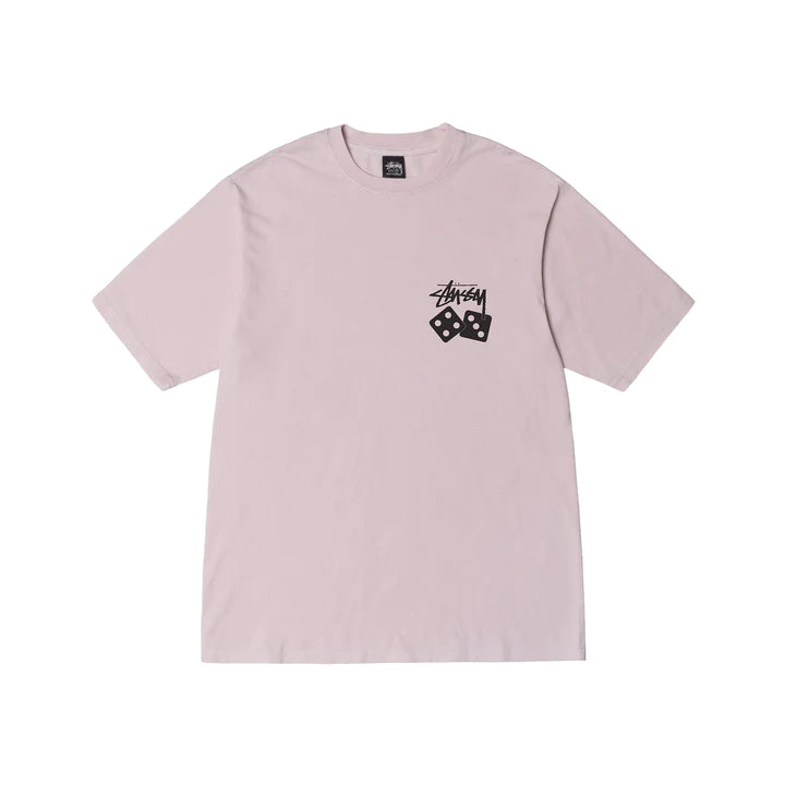 DICE PIGMENT DYED TEE / STUSSY / BLUSH