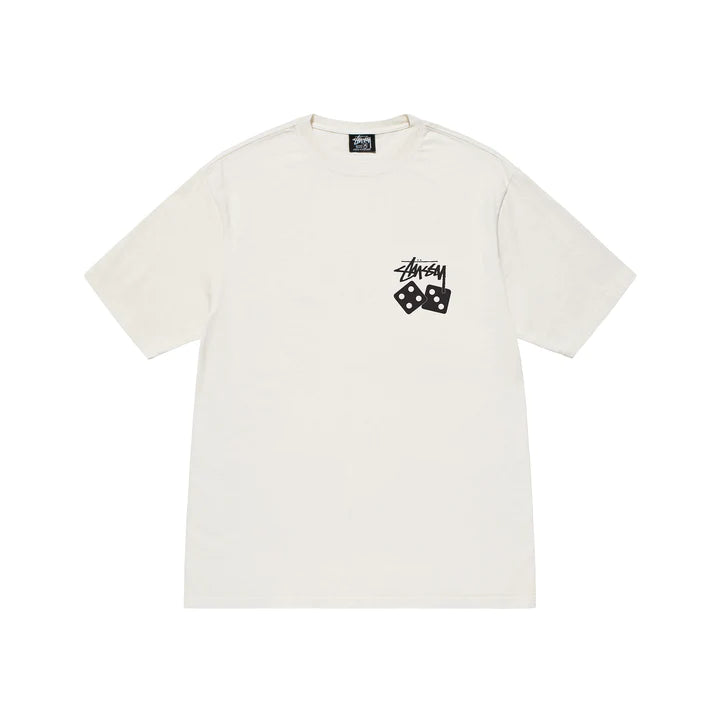 DICE PIGMENT DYED TEE / STUSSY / NATURAL