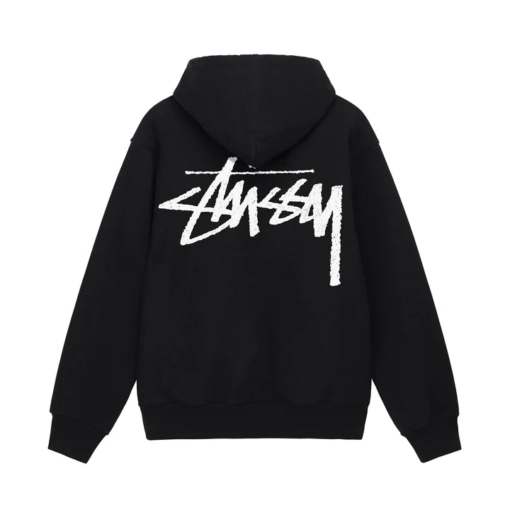 BIG STOCK HOODIE / STUSSY / BLACK