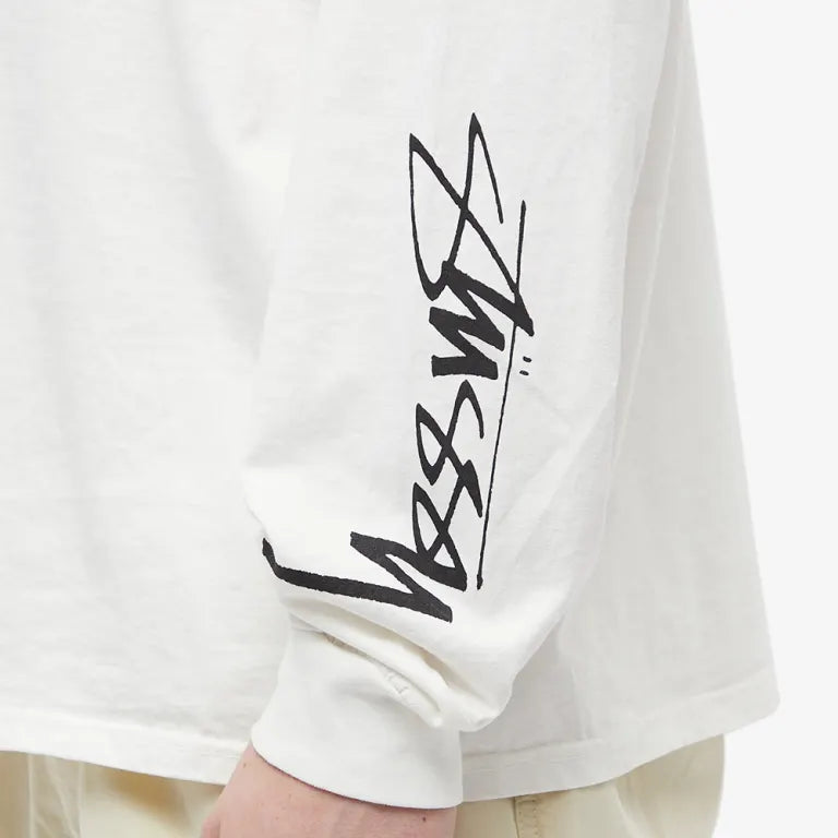 STACKED PIG.DYED LS TEE / STUSSY  / NATURAL